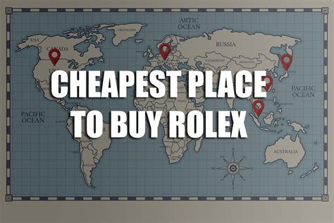 cheapest place to buy rolex 2017